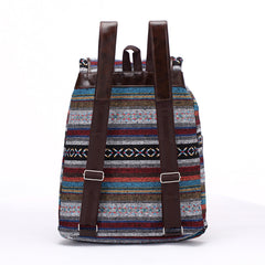 New Bohemian Chic Type Backpack Blue