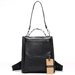 AnnaMouler Multifunctional Daypack School Bag Black
