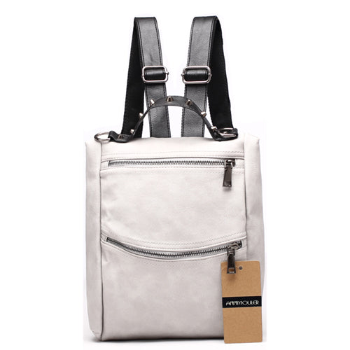 AnnaMouler Multifunctional Daypack School Bag Grey
