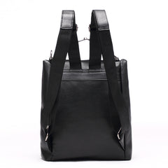 AnnaMouler Multifunctional PU Leather Backpack Black