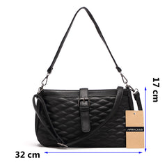AnnaMouler New Fashion Women Multifunctional Handbag Black