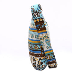 AnnaMouler Bohemian Style Double Zipper Sling Bag Green