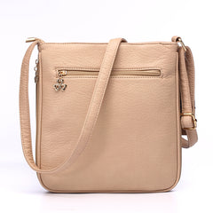 Annamouler Adjustable Strap Leather Shoulder Bag