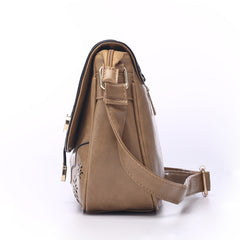 AnnaMouler Vintage Hollow Out Design Shoulder Bag Khaki