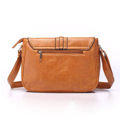 AnnaMouler Vintage Hollow Out Design Shoulder Bag Brown
