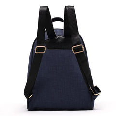 New Fashion Casual Denim Backpack Blue