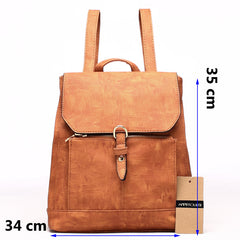 AnnaMouler New Design Casual Backpack Brown