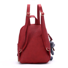 AnnaMouler High Quality Women Backpack Red