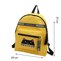 AnnaMouler Oxford Fabric School Bag Yellow