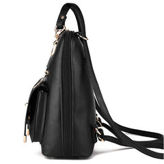 Large Capacity Women Fashion Backpack Black