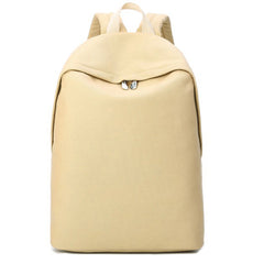 New Casual Solid Backpack Beige