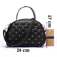 Brand New Small Rivet Ladies Crossbody Bag Black